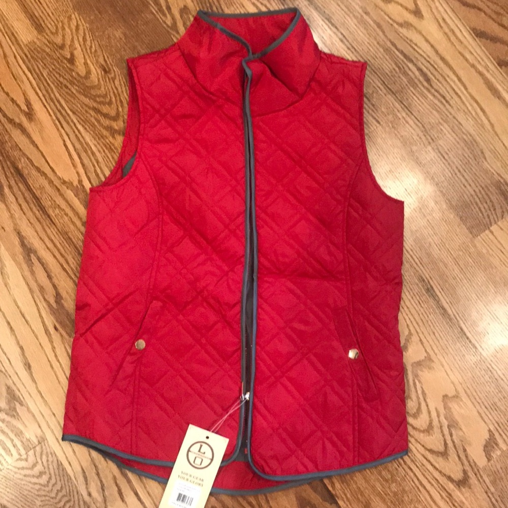Red and Grey Women’s Vest